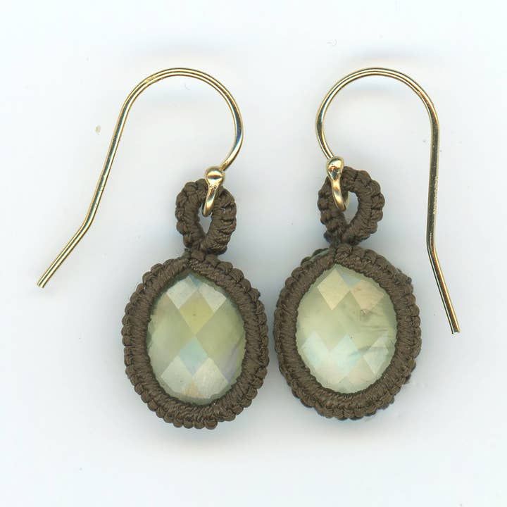 Caged Oval Earrings for wholesale by Danielle Welmond