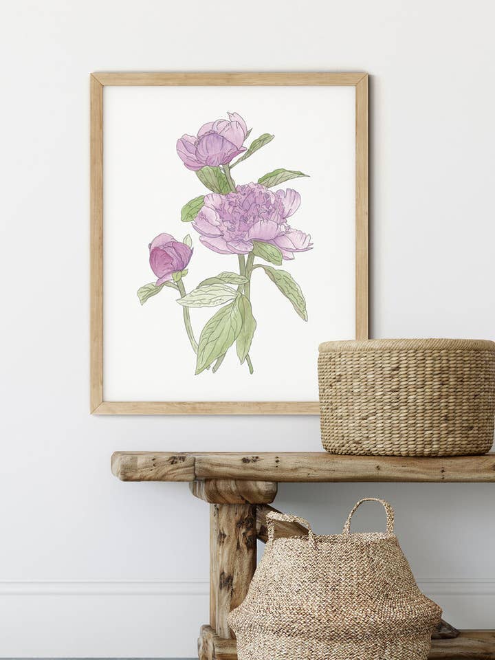 Pion för wholesale av Heather Victoria Design