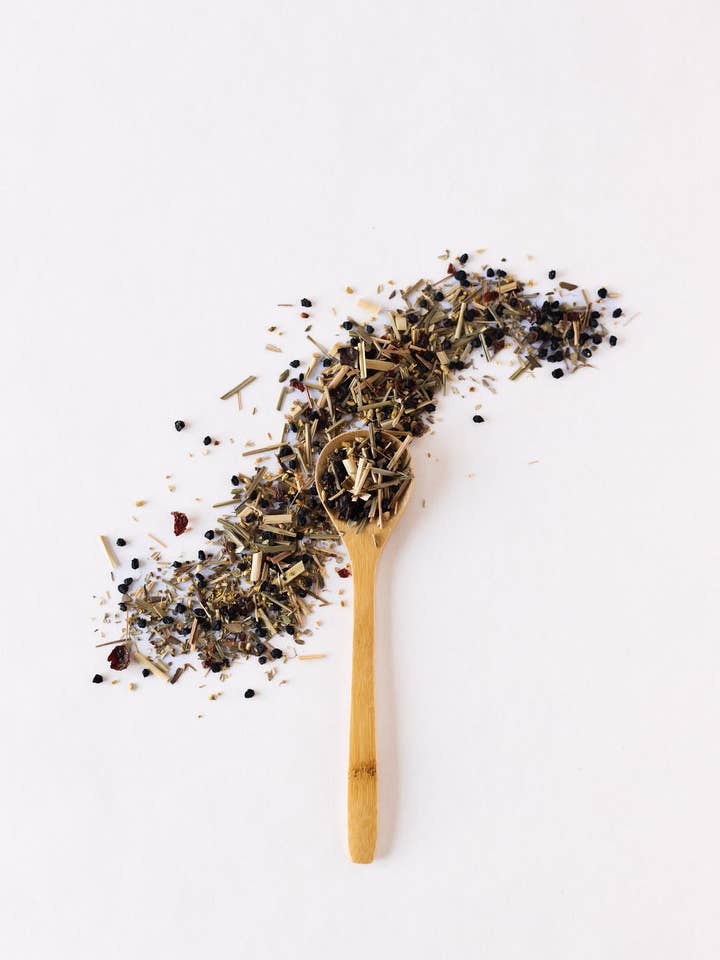 Cold & Flu Tea, 14 oz Tube (113g) for wholesale by Golden Poppy Herbal Apothecary