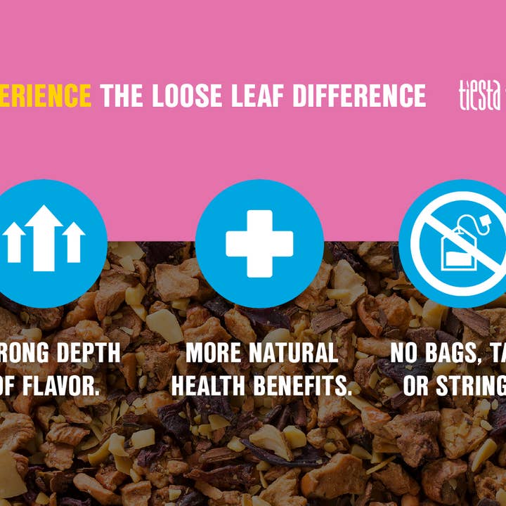Tiesta Tea Company - Wholesale Loose Tea - Nutty Almond Cream - Cinnamon Almond Herbal Tea - 6.2 oz Tin