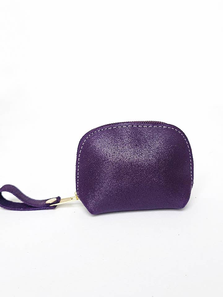 Bolsa Pequena ReLeather - Violeta por atacado de MBH Leather