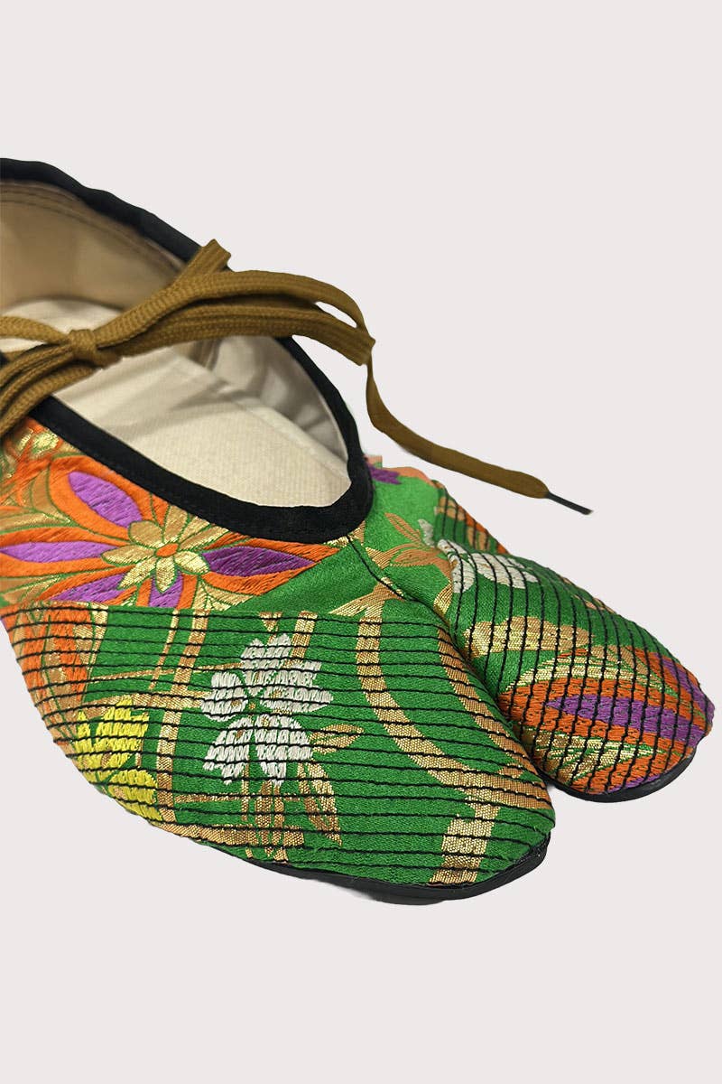 Ikian - Wholesale Flats - Women's - Japanese Obi ballet flats3