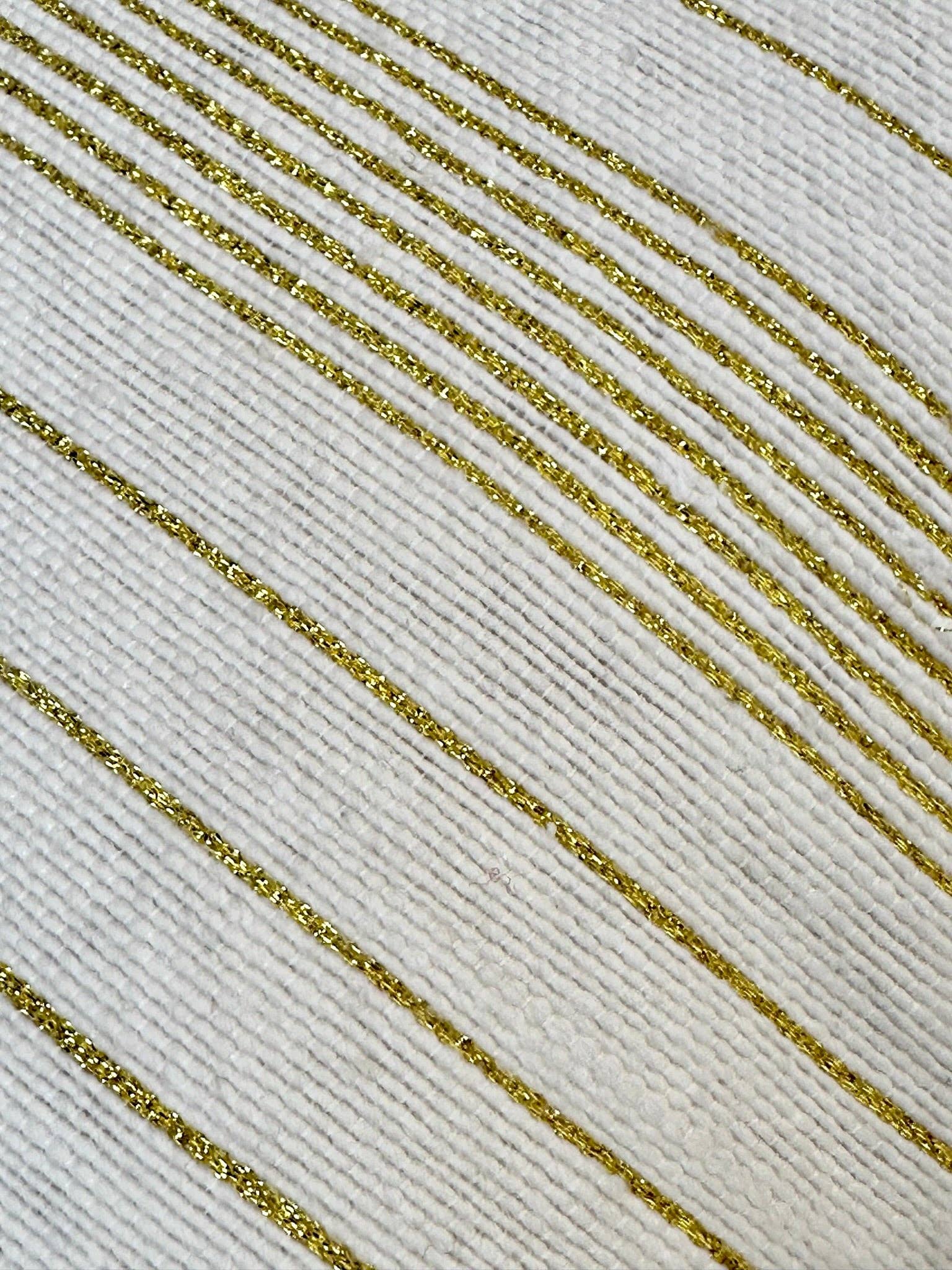 SOUK in the CITY - Vendita all'ingrosso Cuscini decorativi - Cuscini a righe bianche e dorate - bifacciale7