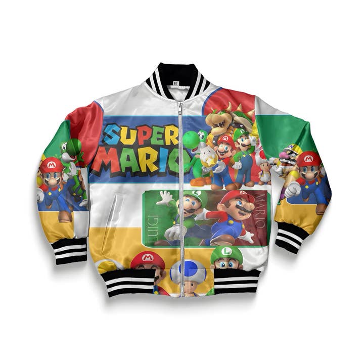 Super P Mario Bomber voor heren voor wholesale door Dimi Rogue