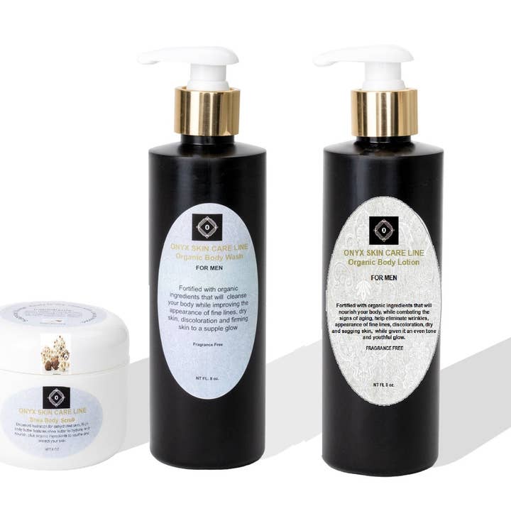 Fragrance-Free 3-Step Skincare System for Men for wholesale by Onyx Skin Care Line