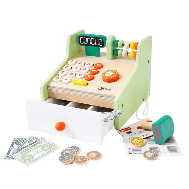 Classic World Kaufladen Kasse für den Großhandel von T&K ScandicToys e.K.