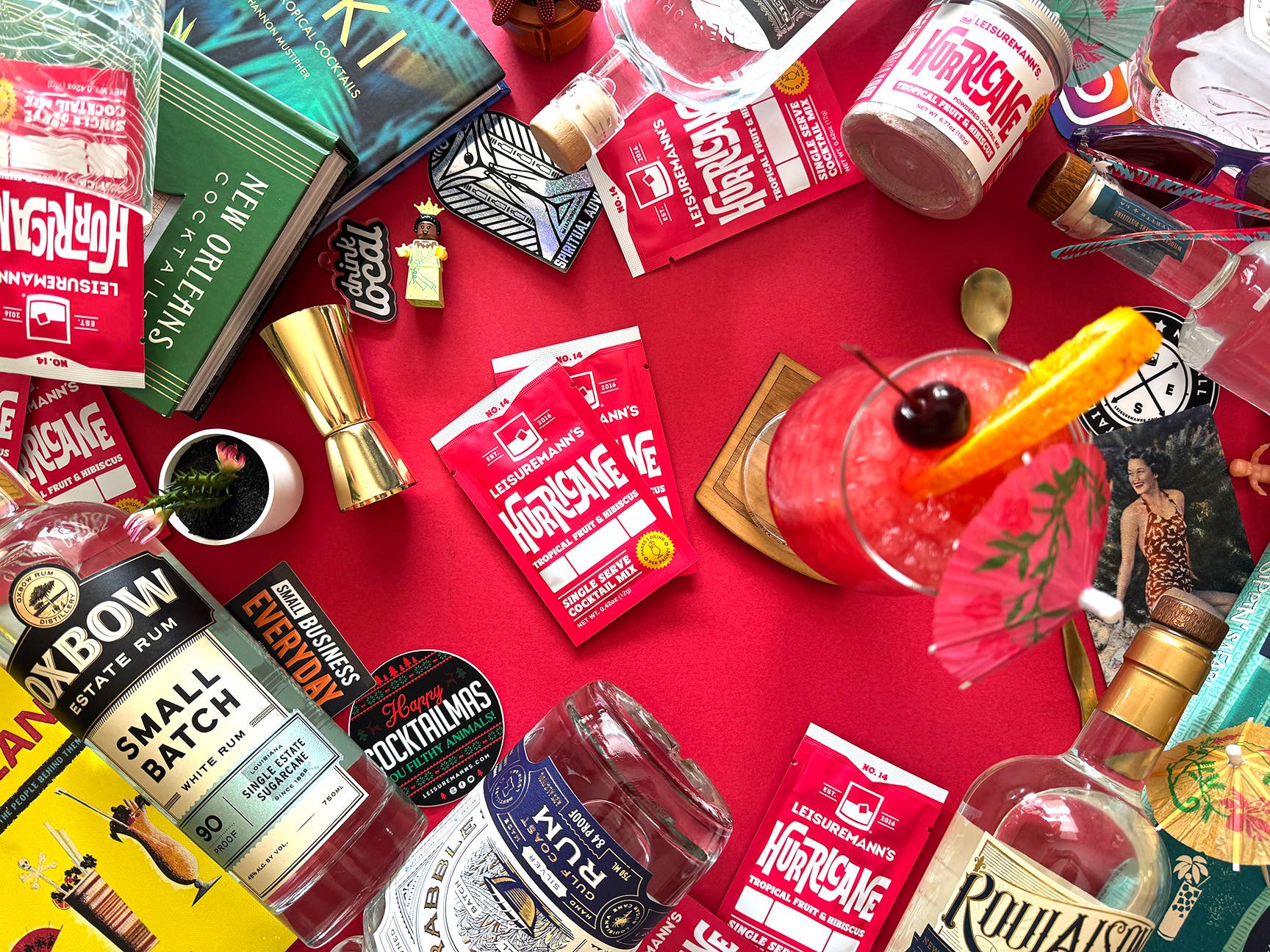 Leisuremann's Cocktail Mixes – wholesale Cocktail mix/syrup – Hurricane Cocktail Mixer Jar3