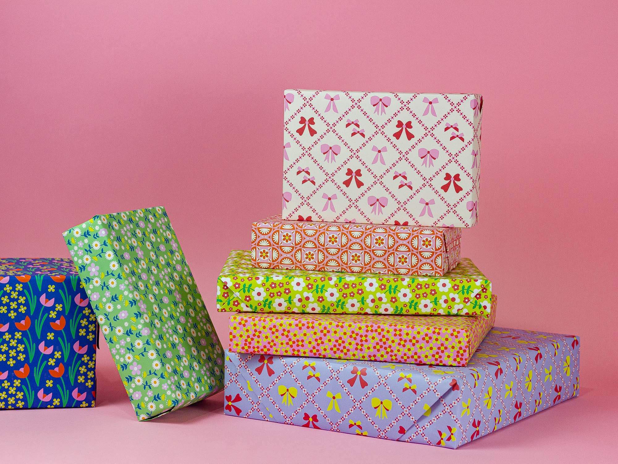 My Darlin' - Wholesale Flat Wrap - The Bow Show (Pink Edition) Holiday Wrapping Paper3