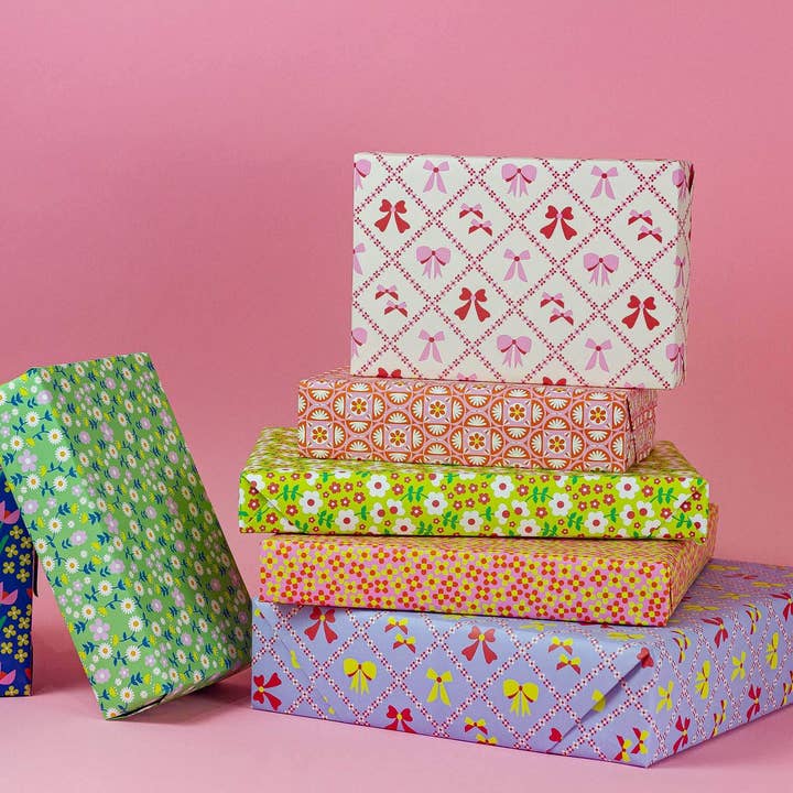 My Darlin' - Wholesale Flat Wrap - The Bow Show (Pink Edition) Holiday Wrapping Paper3