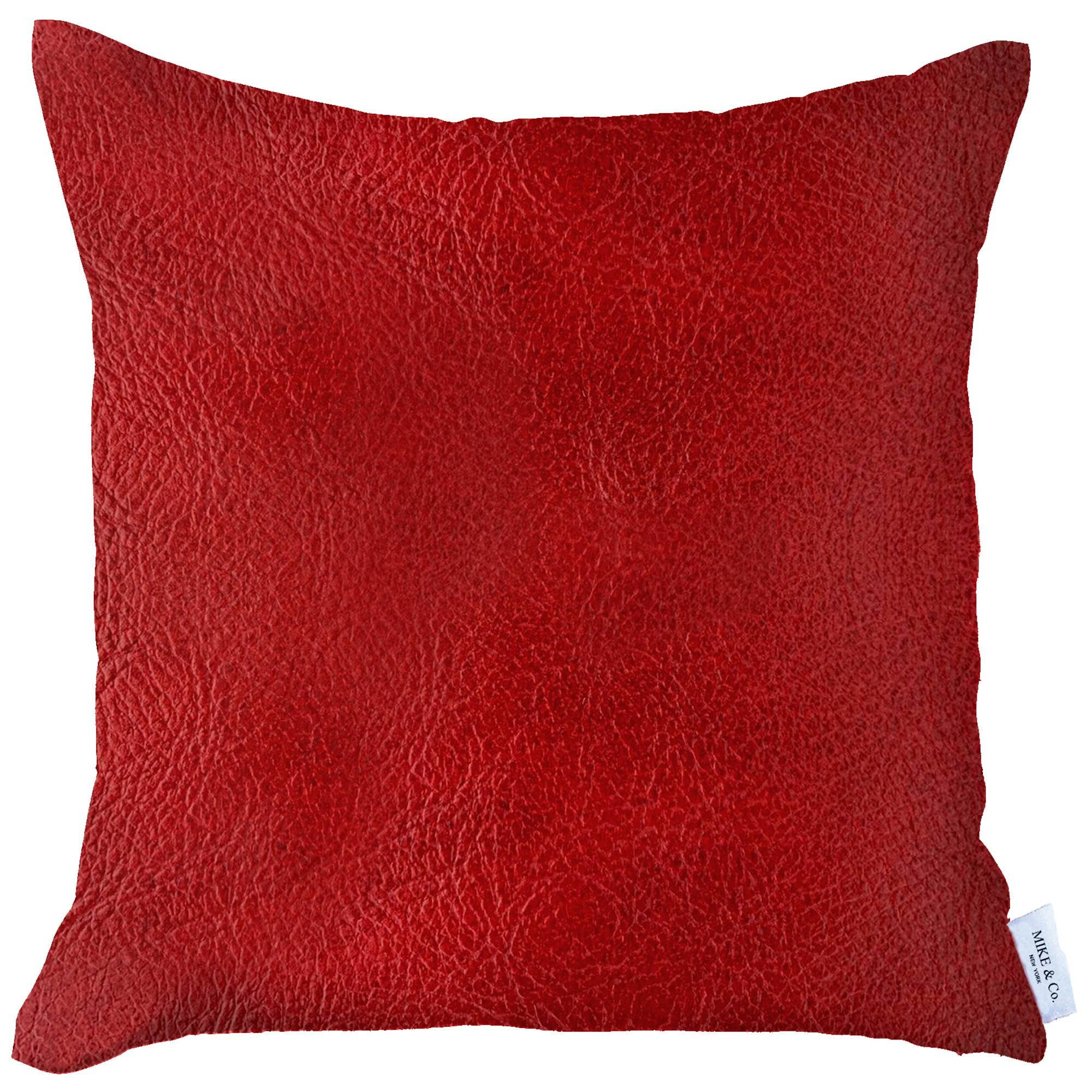 MIKE & Co.   NEW YORK - Wholesale Throw Pillow Cover - Decorative Vegan Faux Leather Throw Pillow Covers19