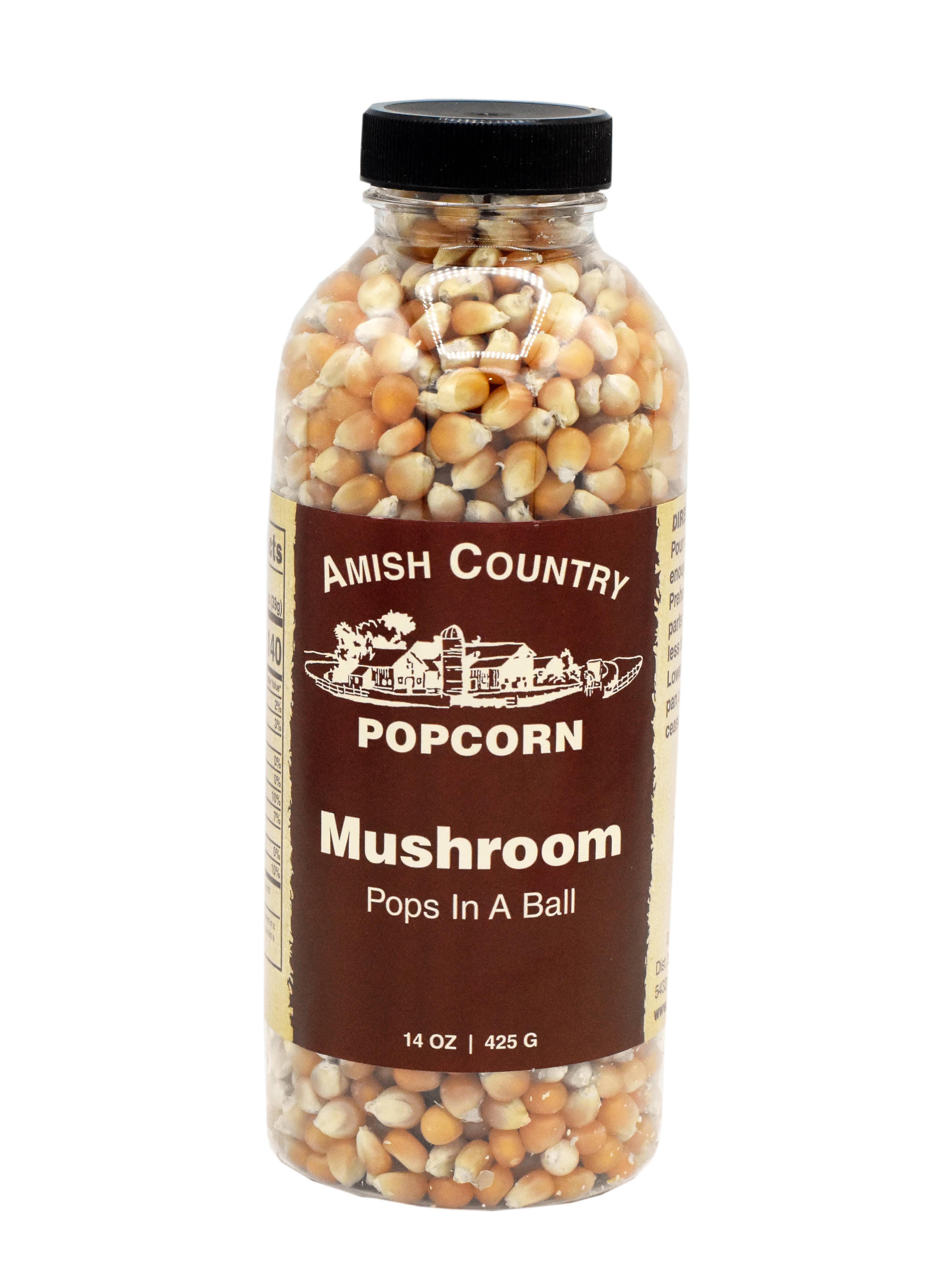 Amish Country Popcorn - Wholesale Popcorn - Mixed Case of 14oz Bottles of Popcorn (12ct)12