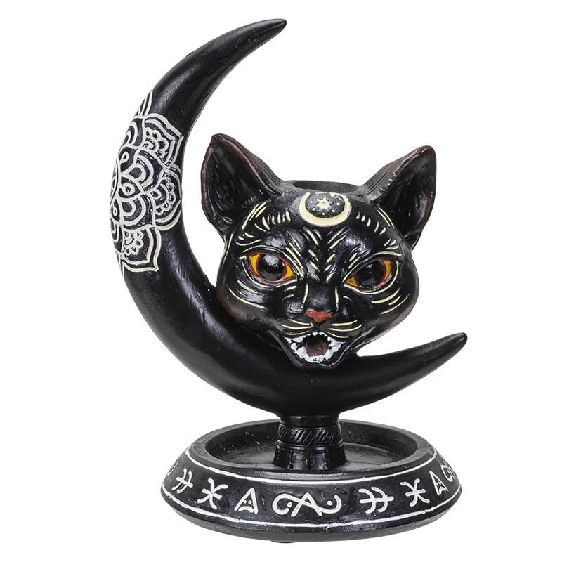 Pacific Trading – wholesale Incense holder – Black Cat Backflow Incense Burner0