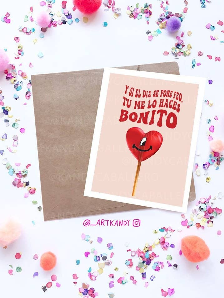 Bad Bunny Te Amo Karte für den Großhandel von ArtKandy