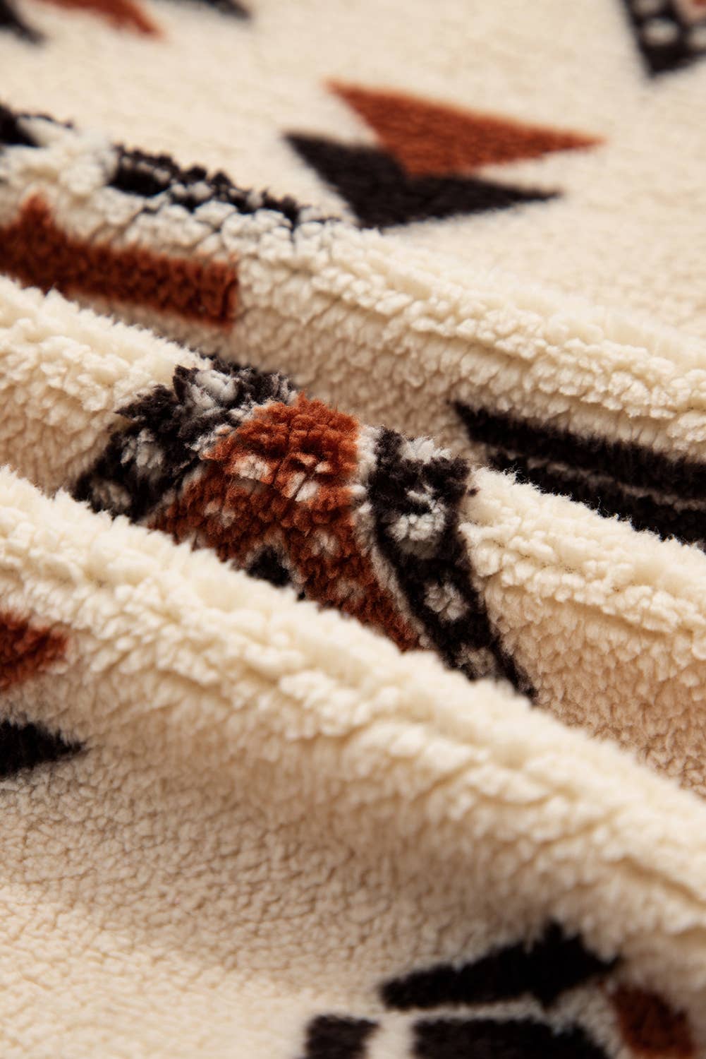 66DISCO - Vente Sweat-shirt – femme - Sweat-shirt en peluche grande taille motif occidental demi (S-4X)19