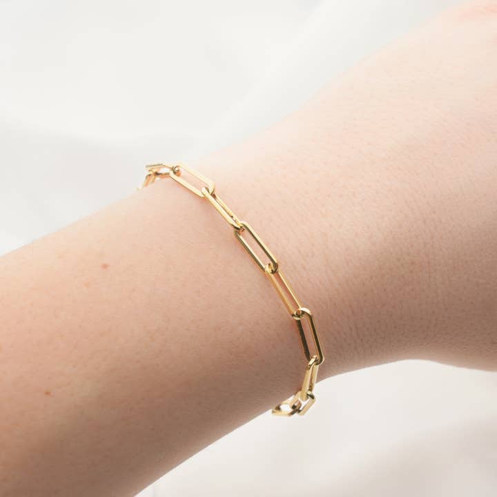 Blueyejewelry - Wholesale Link & Chain Bracelet - Thick Paperclip Bracelet - Bold Link Chain Bracelet13