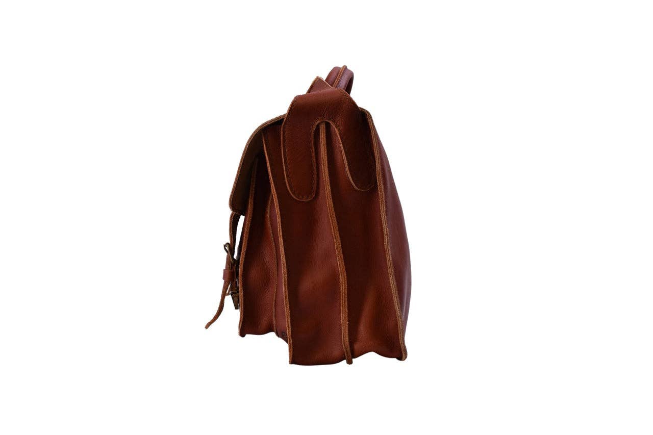 Lazarus Artisan Goods - Wholesale Briefcase - Unisex - Don Javier Briefcase | Leather Bag | Artisan Made | Ethical10