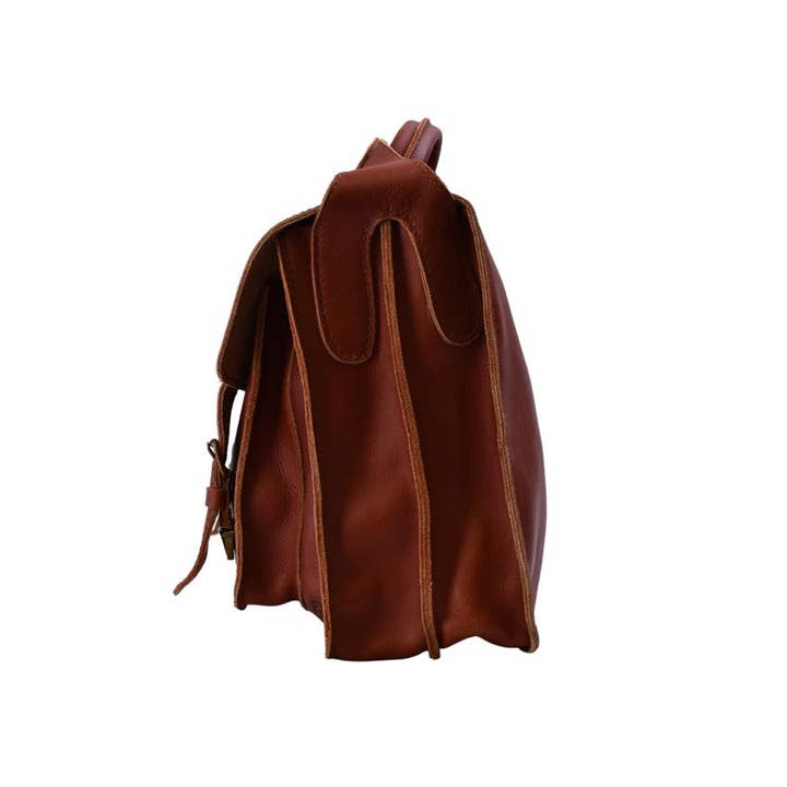 Lazarus Artisan Goods - Wholesale Briefcase - Unisex - Don Javier Briefcase | Leather Bag | Artisan Made | Ethical10