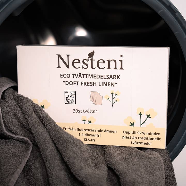 Folhas de detergente – Detergente à base de plantas e sem plástico por atacado de Nesteni