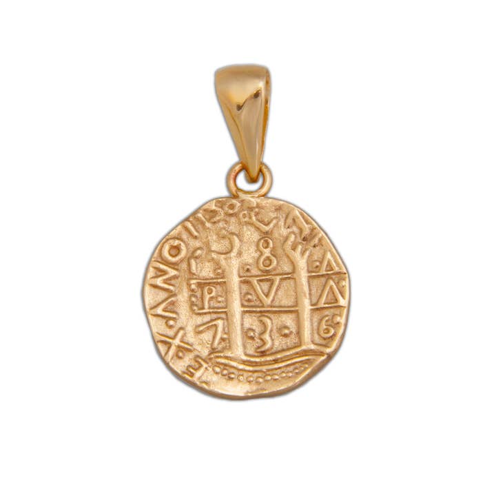 Charles Albert Inc - Wholesale Individual Charm/Pendant - Alchemia Replica Treasure Coin Pendant1