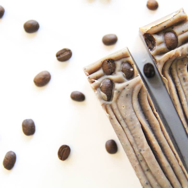 Coffee Cacao & Coconut Milk Soap for wholesale by Sage & Stone Organics