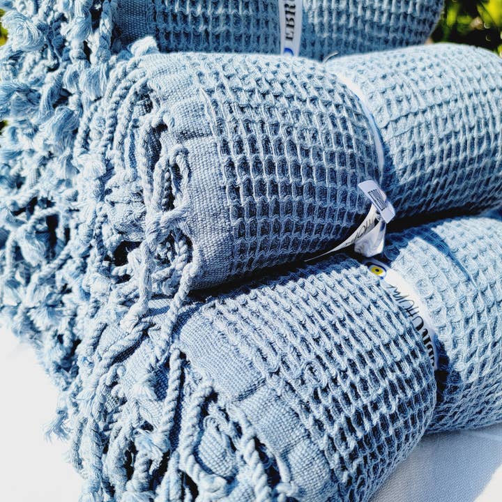 EBRU Home - Wholesale Throw Blanket - Turkish Cotton Throw Blanket – Versatile Home & Outdoor Us2