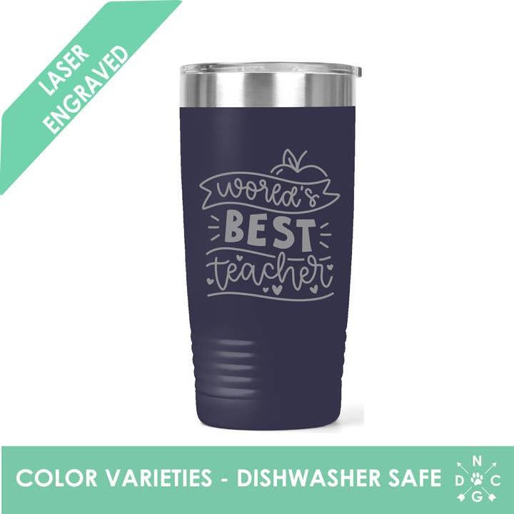Northern Country Girl Designs, LLC - Vendita all'ingrosso Bicchiere/tazza termica - Tazza da caffè con scritta «Best Teacher» del mondo, regalo per insegnante9