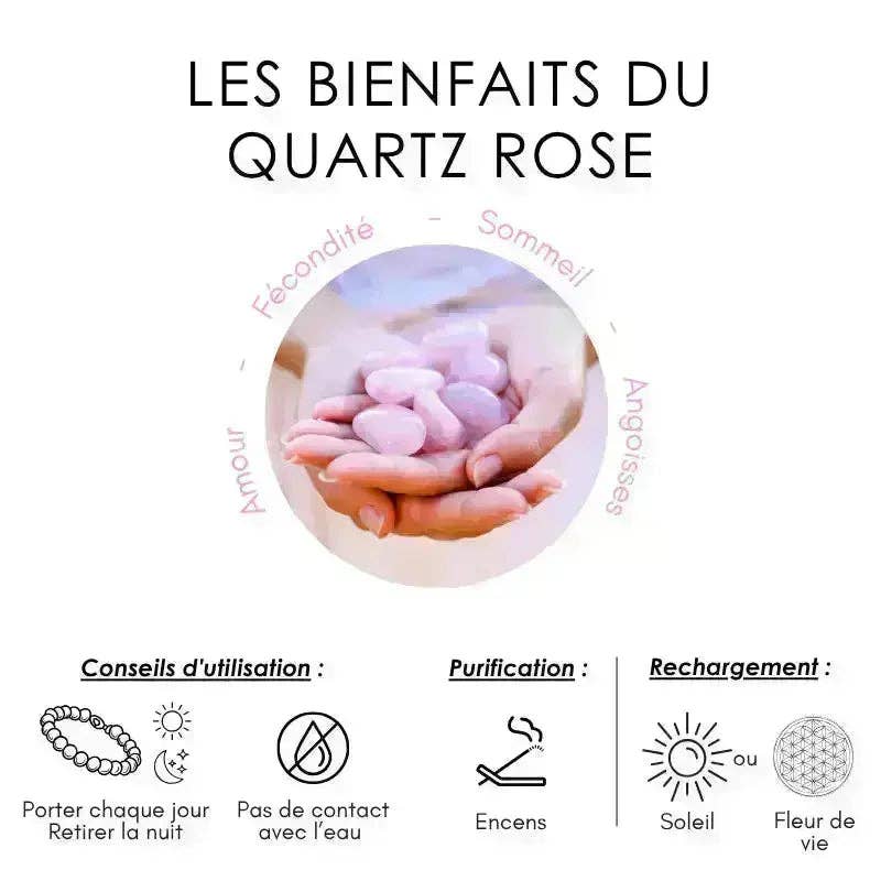 L'Atelier d'Eva - Wholesale Beaded Bracelet - Baby Blues Pink Quartz Bracelet6