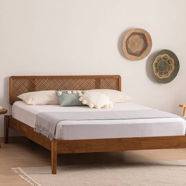 Deholzwart GmbH - Wholesale Bed - İzabelya Model - Pine Wood Bed Single Bed - BROWN2