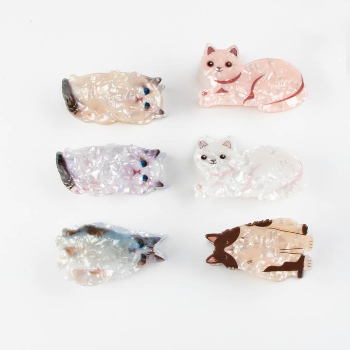 ACCITY - Wholesale Hair Clip - Women's - Cute Cat Hair Claw Clip for Women, Cartoon Style_CWAHA068912