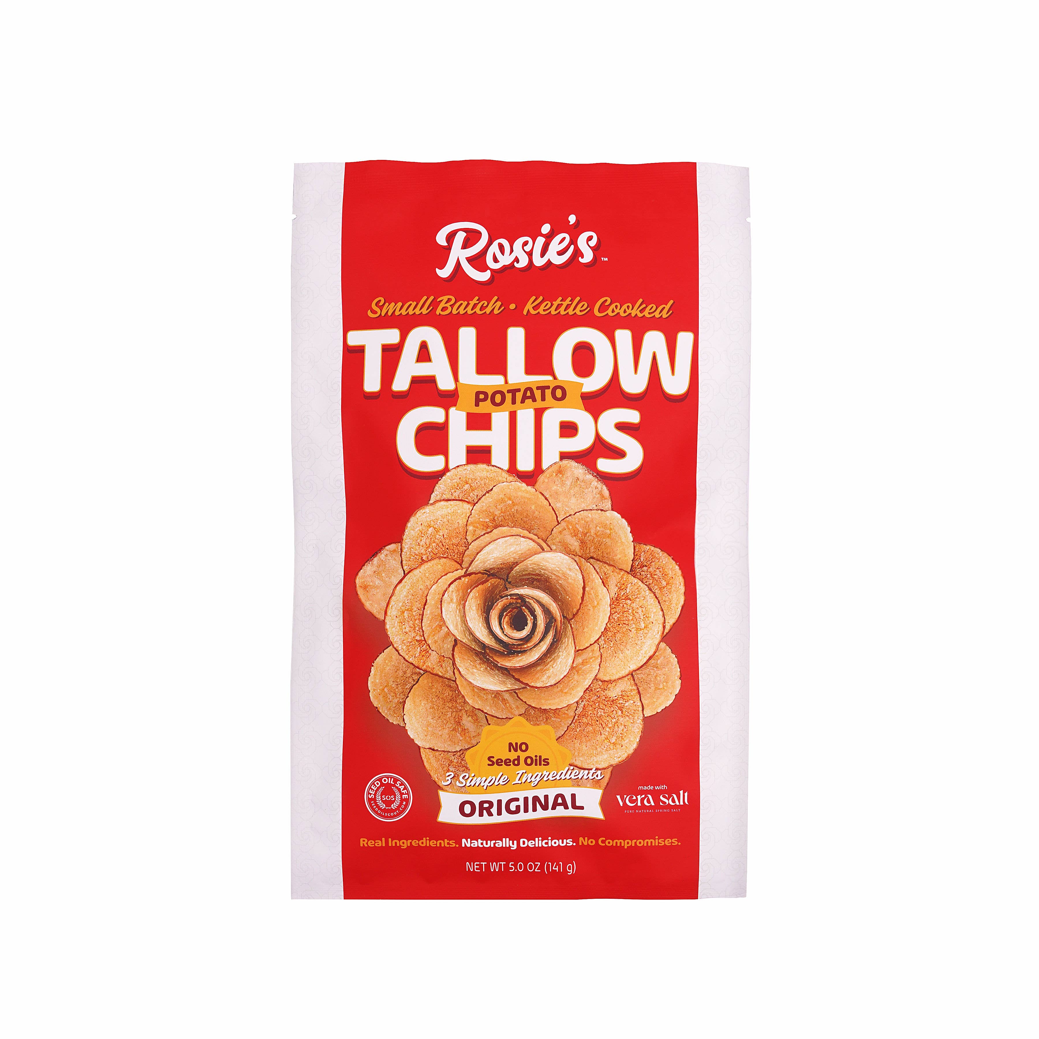 Rosie's Chips - Wholesale Chips - Tallow Potato Chips - Sea Salt | Rosie's Chips1