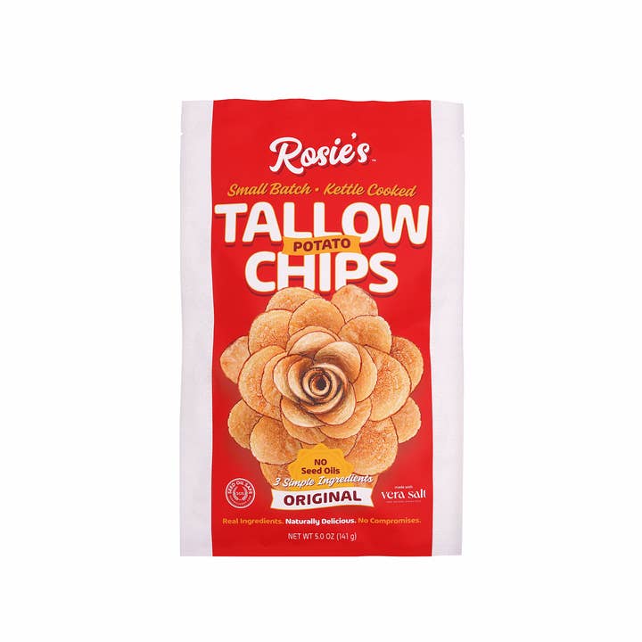 Rosie's Chips - Wholesale Chips - Tallow Potato Chips - Sea Salt | Rosie's Chips1
