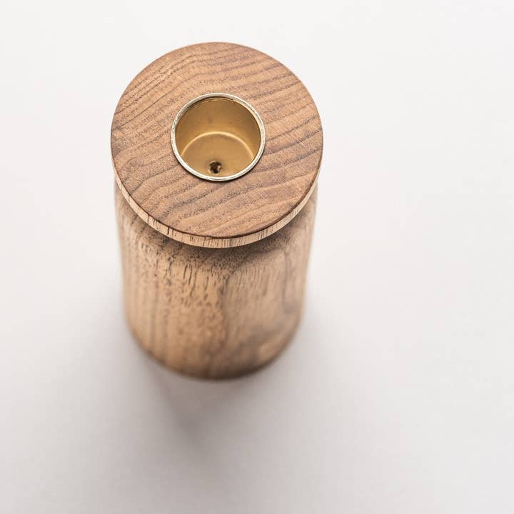 Le Tenon et la Mortaise - Wholesale Candle Holder - Butternut Wood Candle Holder - Lighthouse
