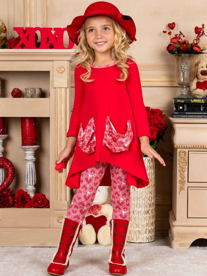 Melt My Heart Legging Set for wholesale by Mia Belle Girls • Wholesale