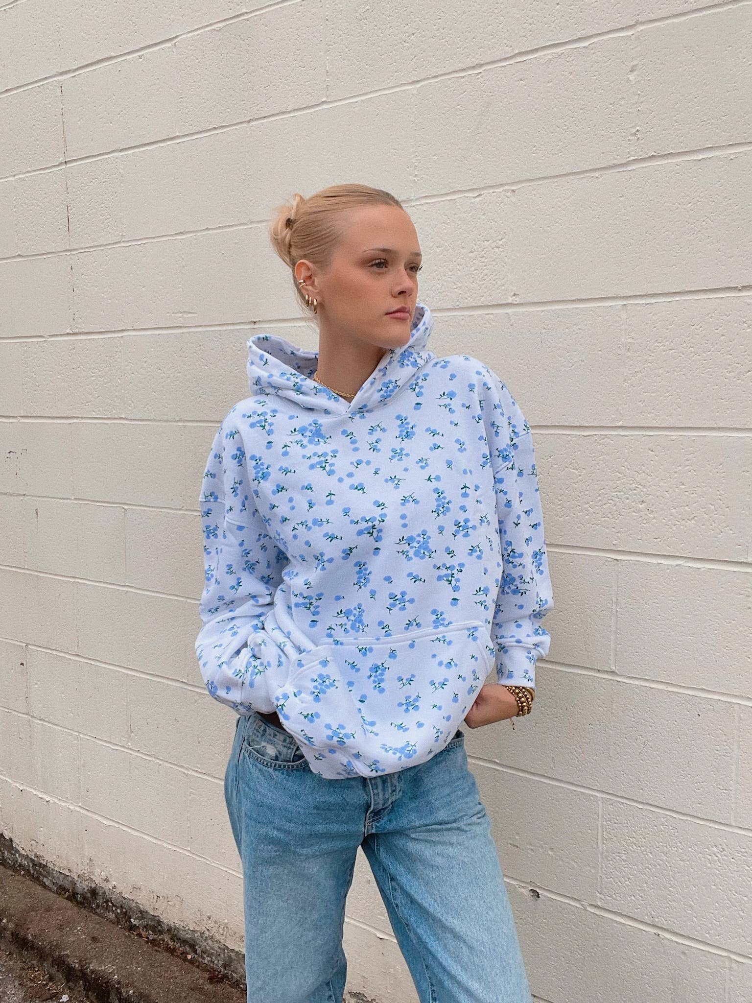 Happy Hour - Wholesale Hoodie - Women's - Floral Hoodie-Customizable(State/City) Embroidery 3