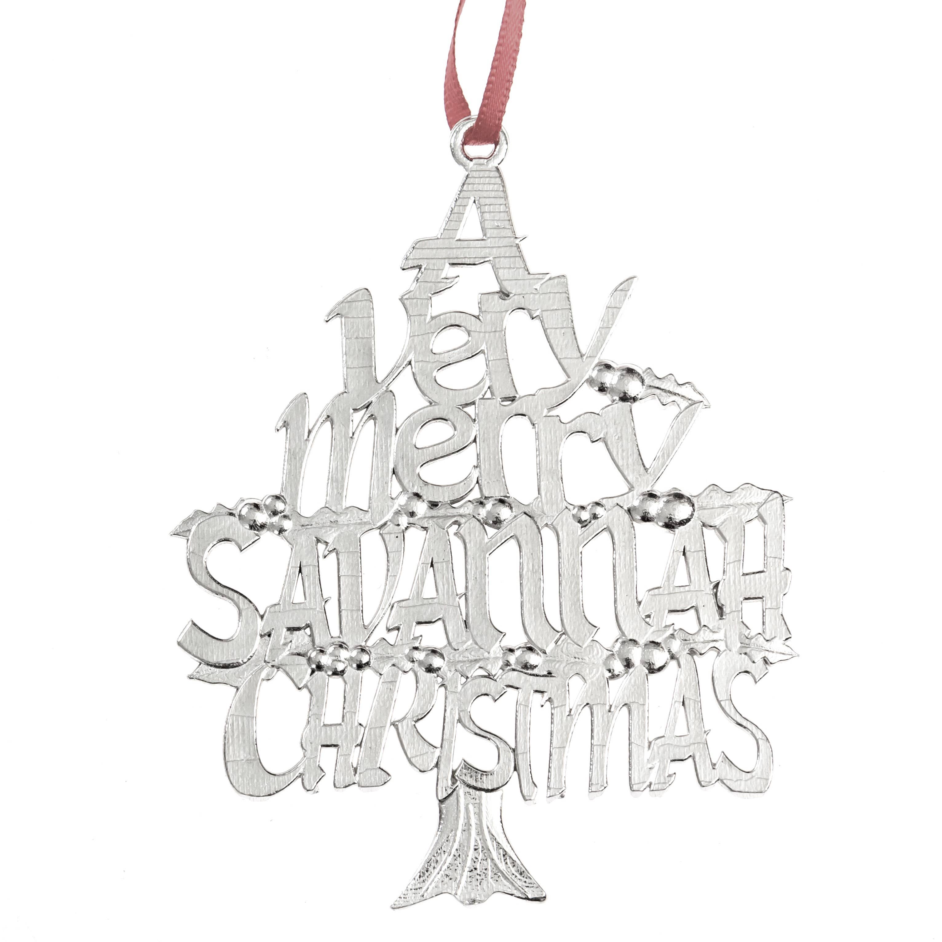 House of Morgan Pewter - Vendita all'ingrosso Decorazione - Un Ornamento di Natale Molto Allegro - Stati e Città22