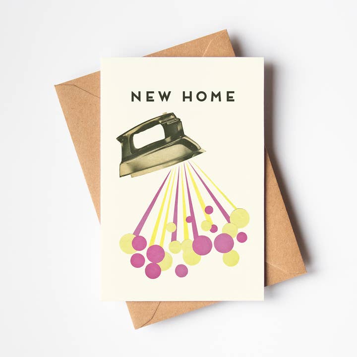 New Home - Steamy Greeting Card for wholesale by Cassia Beck