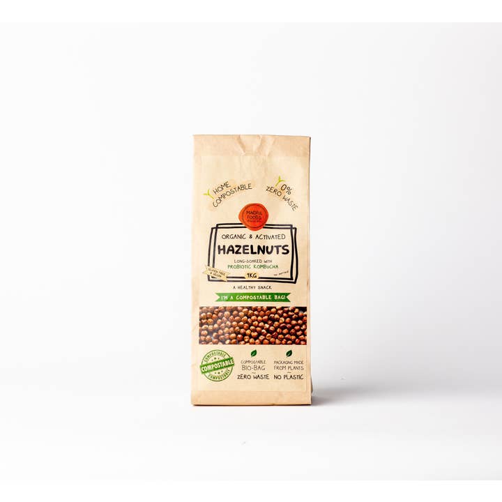 Noisettes - XLRG biologiques et activées (1 kg) pour la vente par The Byron Co-op