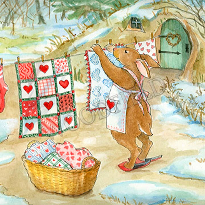 #763 - Tarjeta de notas de Rebecca's Hearts para venta al por mayor de Woodfield Press