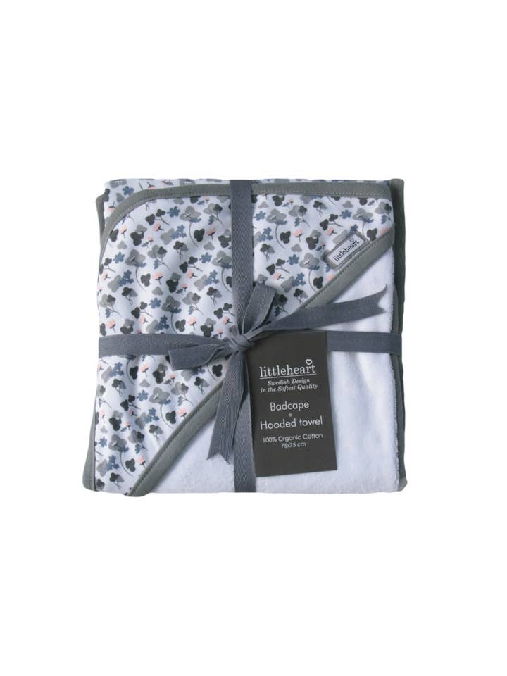 Littleheart Hooded Towel Little Anemones for wholesale by Littleheart