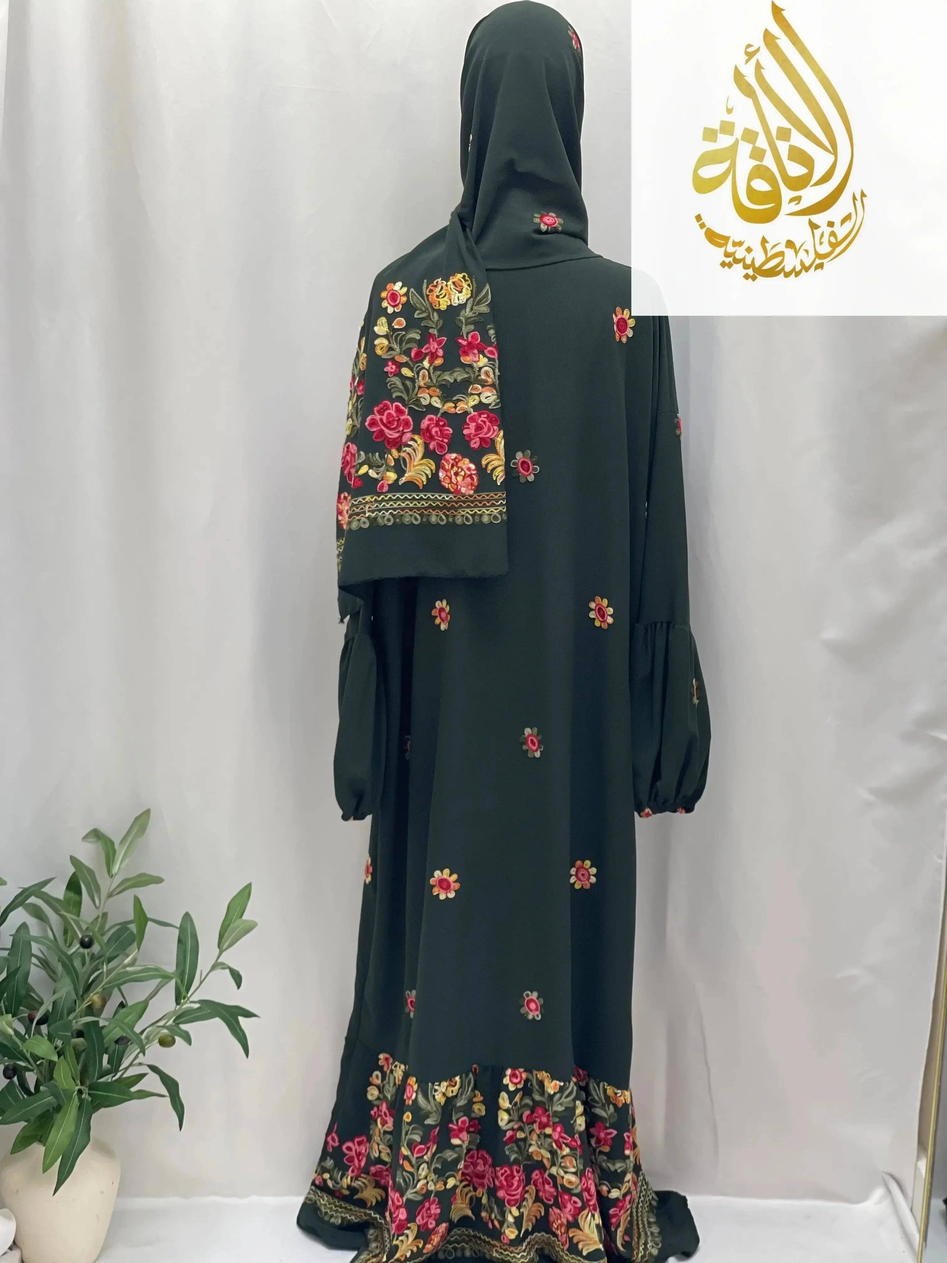 Palestinian Elegance - Wholesale Kaftan - Women's - Prayer Dress with Attached Hijab - Modesty & Comfort14