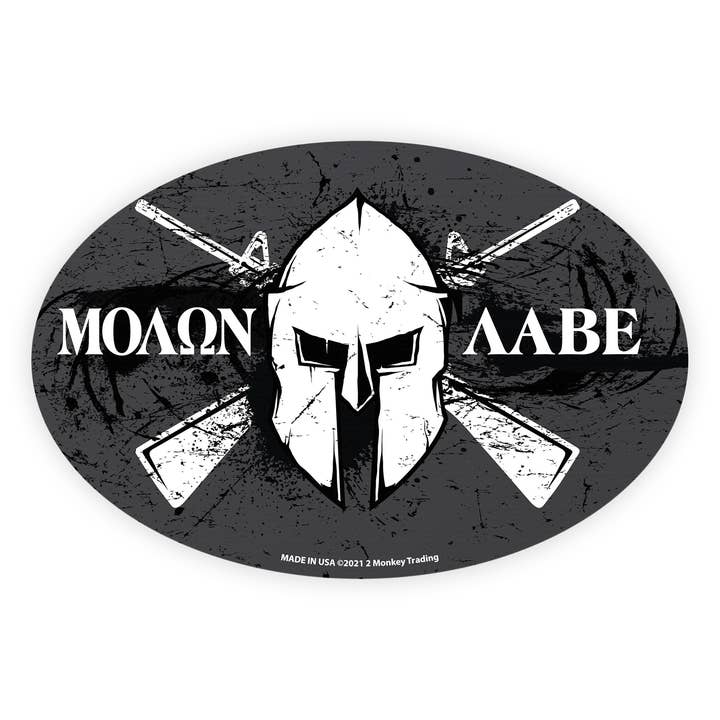 Molon Labe - 4 x 6 in. Decal for wholesale by Lucky Shot