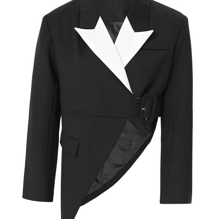 Blazer mit unregelmäßiger Seitenpartie für den Großhandel von Vanida Dang