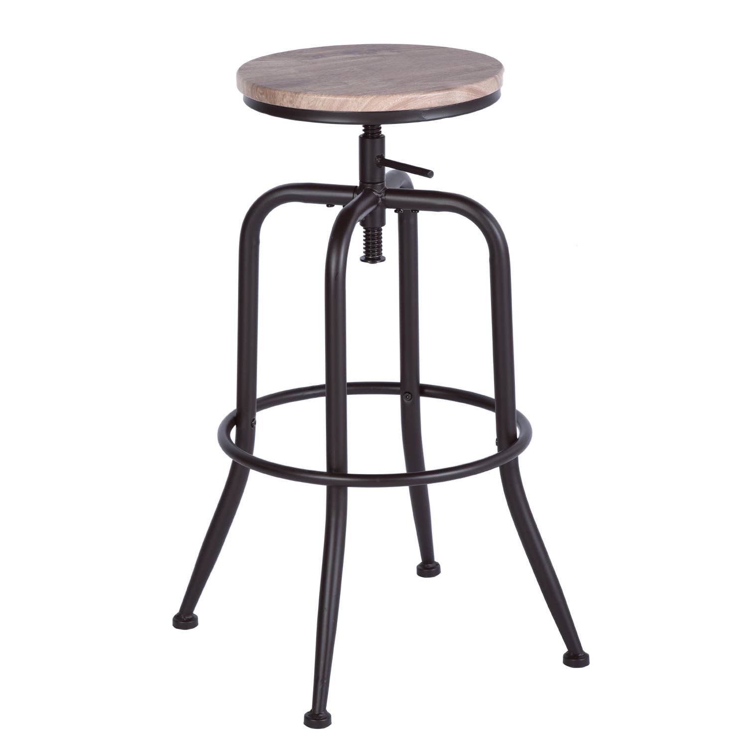 39F Inc. - Wholesale Stool - ANACLETUS 27''-30'' Adjustable Height Swivel Lift Bar Stools7