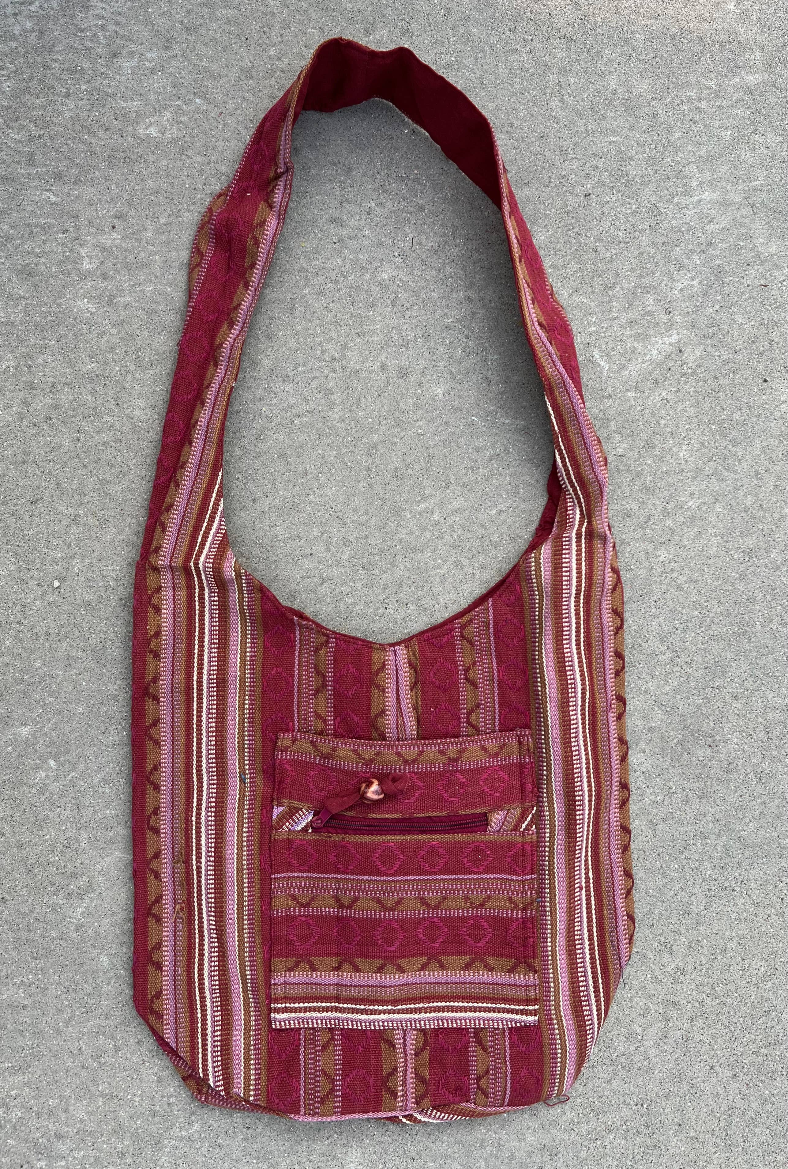 Lungta Imports - Wholesale Crossbody Bag - Women's - Handloom Hobo Bohemian Sling Crossbody Bag8