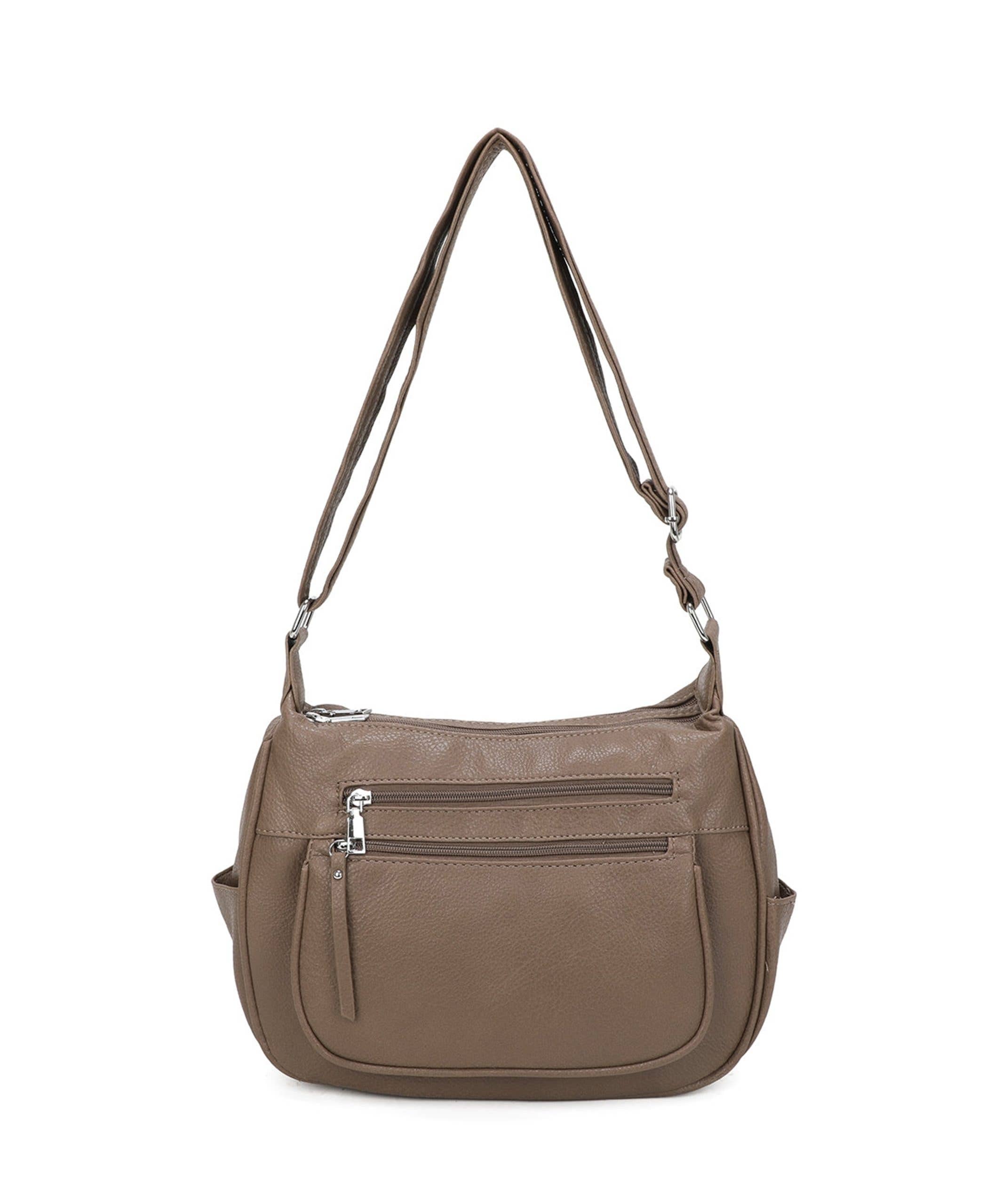 Ellas Trading - Vente Sac porté épaule – femme - Sac à main souple bandoulière hobo décontracté5