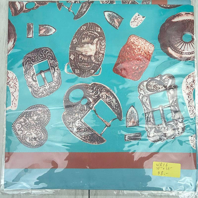 Western Elite Jewelry - Wholesale Scarf - Women's - WR16                 Western wild rag1