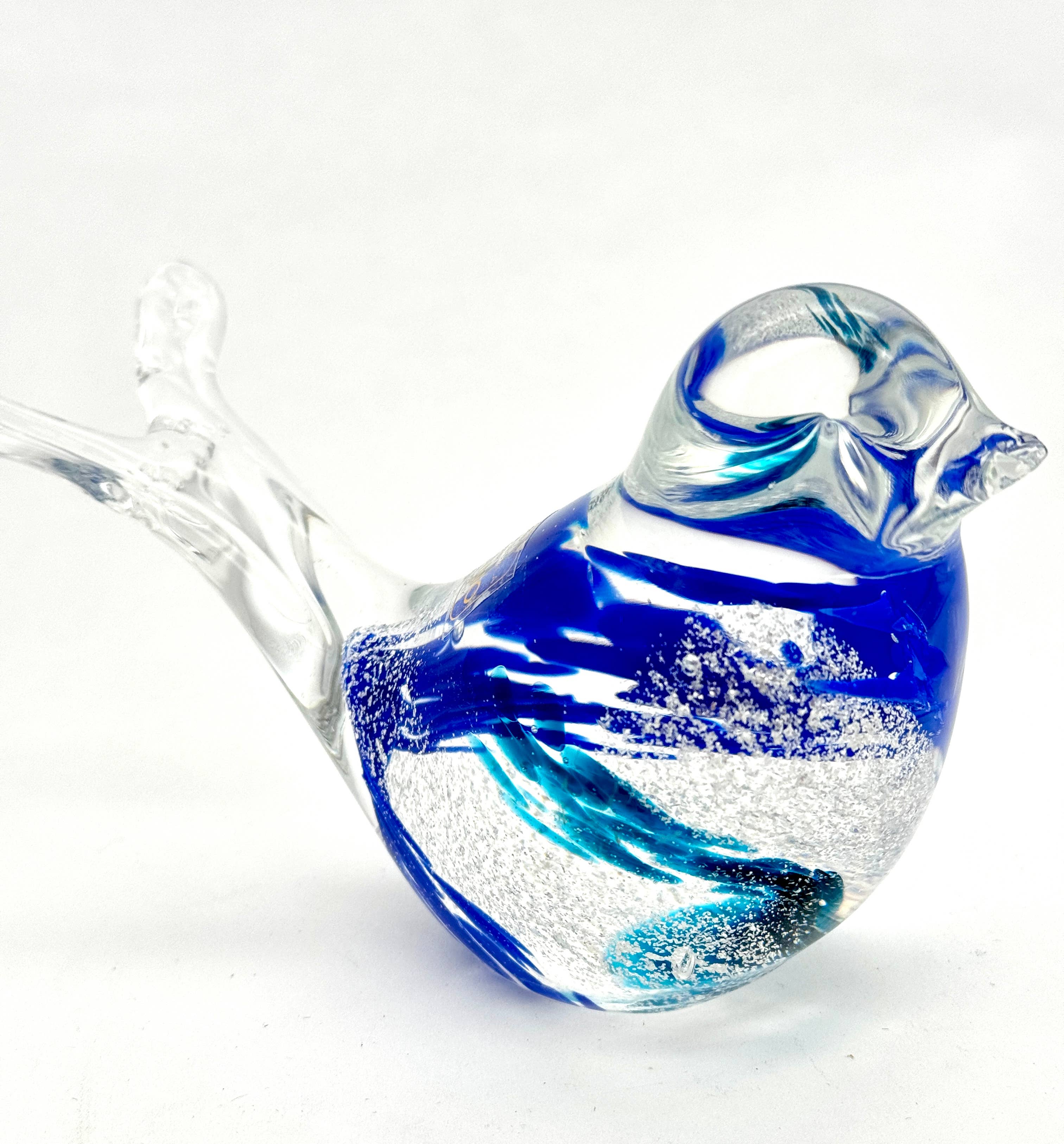 Alice Sturzinger LLC - Venta al por mayor Figura decorativa - Figura de pájaro golondrina de vidrio Murano multicolor soplado a mano0