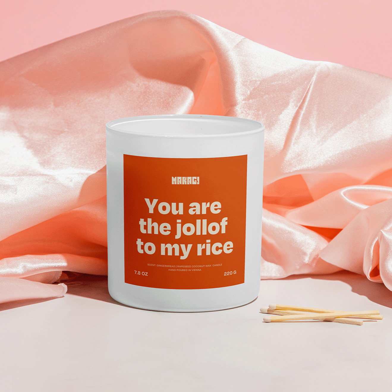 Makagi - Wholesale Jar/Filled Candle - You Are the Jollof to My Rice Scented Candle0