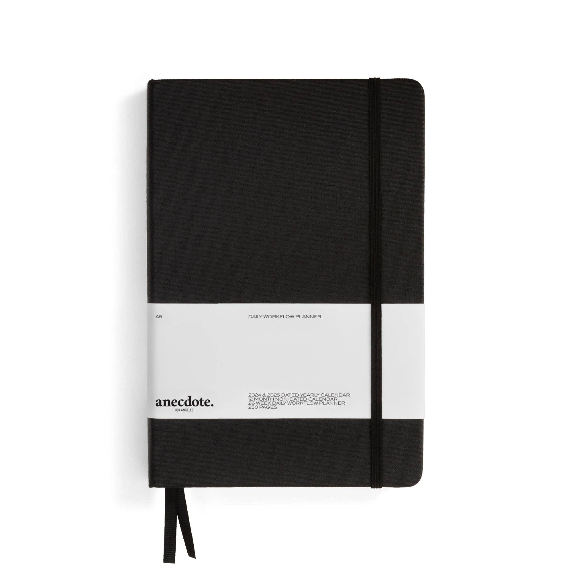 Anecdote Goods - Venta al por mayor Agendas - Planificador diario con tapa dura y cubierta de buckram tipo biblioteca21