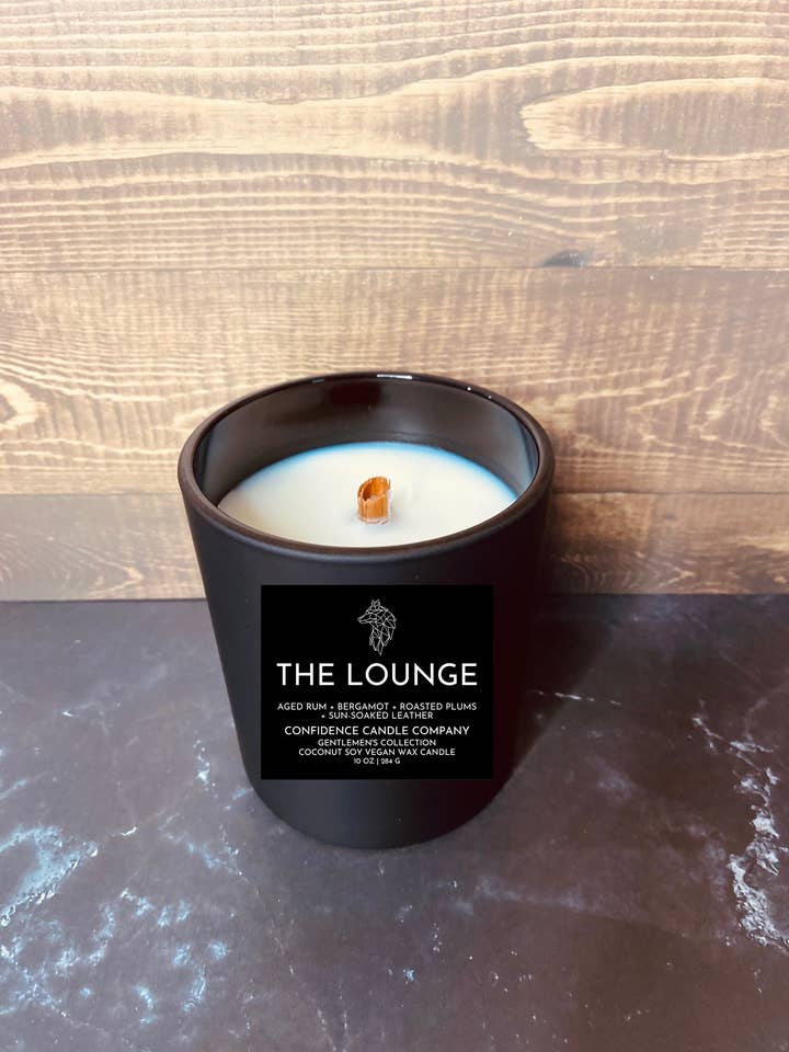 THE LOUNGE for wholesale by Confidence Candle Company LLC